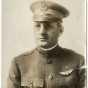 Black and white photograph of Captain John P. Ernster, c.1918. Ernster commanded the Aero Division of the Minnesota Motor Corps. 