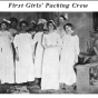 First women flour packers at Washburn-Crosby COMPANY