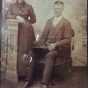 Black and white photograph of Warren and Mary Amanda Braman, ca. 1880s–1890s. From the collection of CarrieJo Cowler.