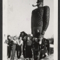 Group with Paul Bunyan statue