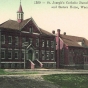 Color postcard depicting St. Joseph’s Catholic Parochial School and Sister’s Home. Photograph Collection, Carver County Historical Society, Waconia