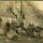 photograph of a group of quarrymen at Barn Bluff