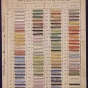 Color image of a sample card of glass seed beads sold at the Mille Lacs Indian Museum and Trading Post in Onamia between 1920 and 1959.