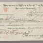 Soo Line Railway employee pass