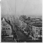 Light mast at Bridge Square, Minneapolis