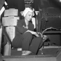 Woman working on the wiring of a B-24 "Liberator" bomber