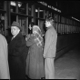 Passengers purchase train tickets at the St. Paul Union Depot.