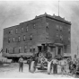 Colonial Hotel being moved to new site, Hibbing