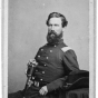 Black and white photograph of Colonel George N. Morgan, 1863. Morgan was the second commandant of Fort Snelling during the Civil War.