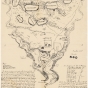 Lawrence Taliaferro’s hand-drawn map of Fort Snelling and vicinity, 1835.