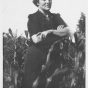 Black and white photograph of Meridel Le Sueur, c. 1940. 
