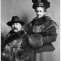 Black and white photograph of Alfred Merritt, and his wife Jane, c.1900.