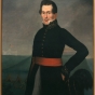Oil-on-canvas portrait of Indian Agent Lawrence Taliaferro painted c.1830. Artist unknown. 