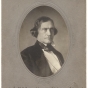 Black and white photograph of Joseph Renshaw Brown, c.1863. Photograph by Hirsch Brothers.