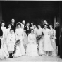 Black and white photograph of the wedding of Charlotte Hill Slade, daughter of James J. Hill, at 240 Summit Avenue, St. Paul, 1901. 