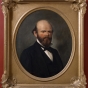 Color image of an oil on canvas painting of William Rainey Marshall, 1881.