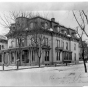 Black and white photograph of James J. Hill residence on Ninth and Canada, St. Paul, 1884. 