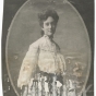 Black and white photograph of Marian Le Sueur, mother of Meridel Le Sueur, c.1900.