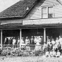 Black and white photograph of the Crispus Attucks Orphanage and Old Folks Home at 1537 Randolph Avenue in St. Paul, c.1910.