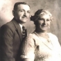 Black and white photograph of Ben and Sophie Finer, mid-to-late 1920s. From the collection of Brad Feinner.