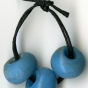 Light blue glass trade beads