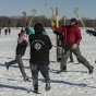 Lacrosse game on White Bear Lake