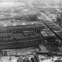 Black and white aerial photograph of the Crex Carpet Company, c.1928.