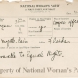 Congressional voting card