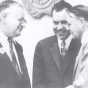 Nixon meeting with Aquatennial officials, 1958