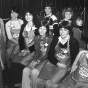 Black and white photograph of contestants in the Junior Division of the Bake-Off Contest in San Antonio, TX, 1982.