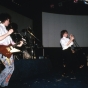 Color image of U2 performing at First Avenue, February 21, 1982. Photograph by Steven Laboe.