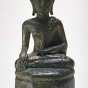 Color image of a Japanese bronze Amida Buddha, undated.