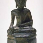 Color image of a Japanese bronze Amida Buddha, undated.