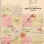 Plat map of Rice County showing the location of Nerstrand, 1900. From the 1900 Rice County plat book.