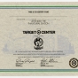 Minnesota Timberwolves inaugural season certificate