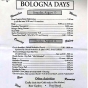 Nerstrand Bologna Days event poster, 1994.