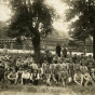 Photograph of a group of factory employees