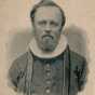 Black and white photograph of Reverend Bernt J. Muus, c.1880. 