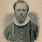 Black and white photograph of Reverend Bernt J. Muus, c.1880. 