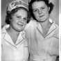 Photograph of two Egekvist Bakery store clerks, 1936.
