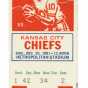 Paper ticket to football game between the Minnesota Vikings and the Kansas City Chiefs, 1981.