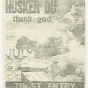 Handbill for Hüsker Dü concert