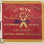 Color image of 1st Battery Minnesota Light Artillery battle flag.