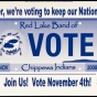 Red Lake political yard sign