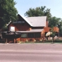 The Rum River Inn bar and restaurant (formerly the Riverside Hotel) in St. Francis, July 1990. Anoka County Historical Society, Object ID# 2057.5.70. Used with the permission of Anoka County Historical Society.