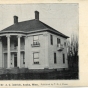 Postcard with image of Colonial Hall, residence of Drs. Alanson and Flora Aldrich. Photographer and date unknown; possibly taken shortly after the home was built in 1904. Used with the permission of the Anoka County Historical Society.