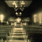 The interior of the Swedish Evangelical Lutheran Church (Our Savior’s Lutheran Church), Ham Lake. Photographer and date unknown. Anoka County Historical Society object ID# 236.1.06.