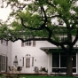 Color photograph showing the original front entrance to the Woodbury House when it was owned by the Weaver family, 1993. Photographer unknown. Anoka County Historical Society photograph collection. Used with the permission of Anoka County Historical Society.