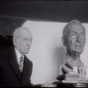 Film titled “Albert Woolson.” It shows a Finnish sculptor, Kalervo Kallio, working on a bust of Albert Woolson, the last surviving Union Army Veteran, who is the live model. Black and white, 16mm, silent film, May 24, 1954. KSTP-TV Archive, Minnesota Historical Society, St. Paul. To view the clip, click the link below.