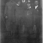 photograph of two female streetcar operators